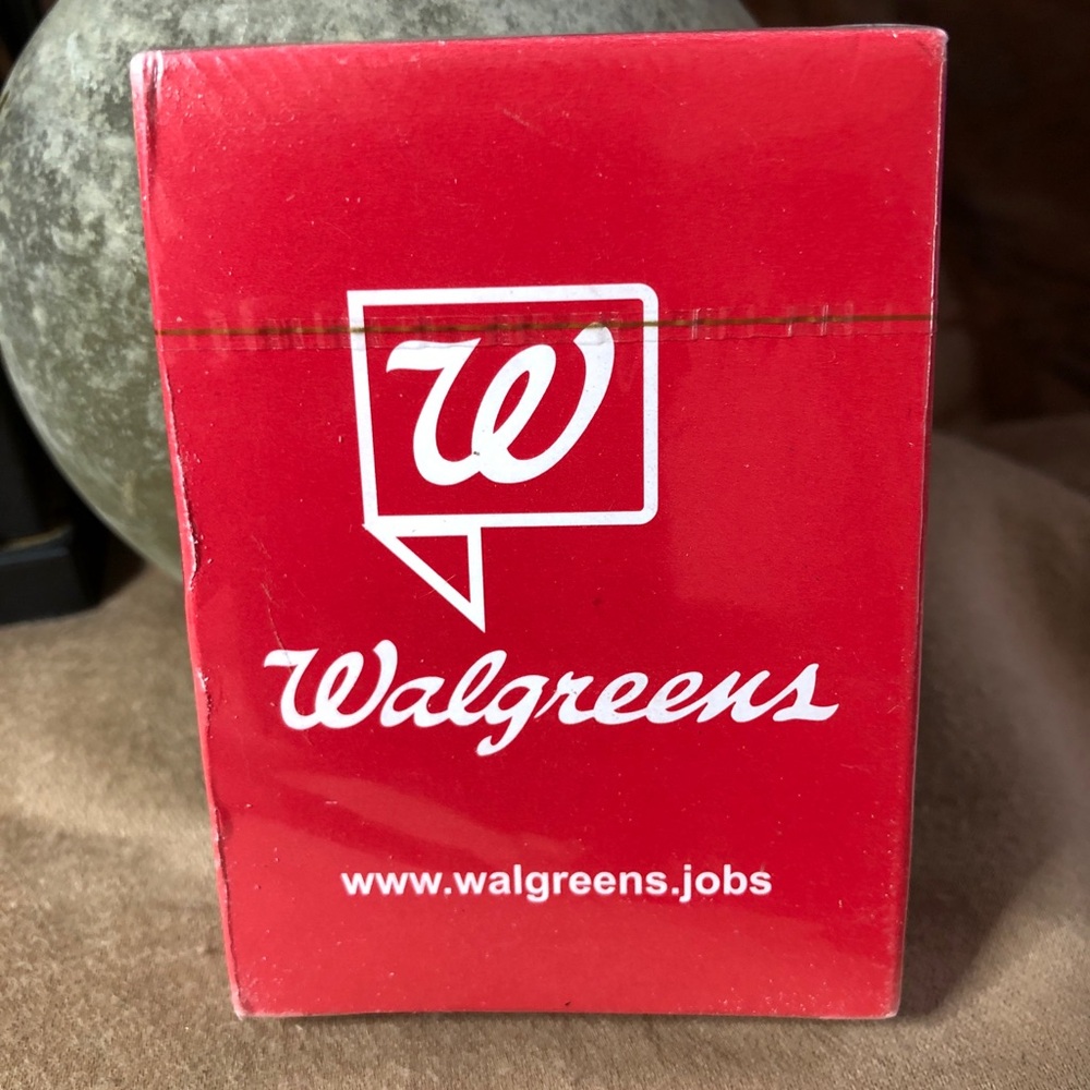 Walgreens Red Playing Cards